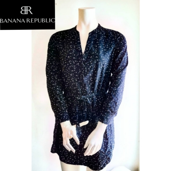 COPY - 🌟 Banana Republic Navy Star 🌟 Dress 👗🌟 - Picture 2 of 14